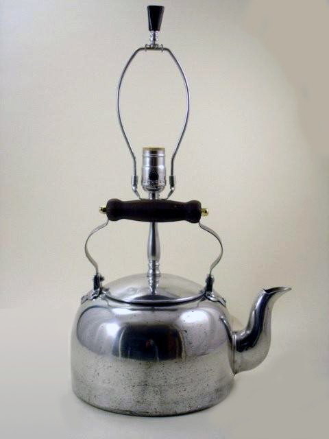 Tea Kettle Lamp Conversion